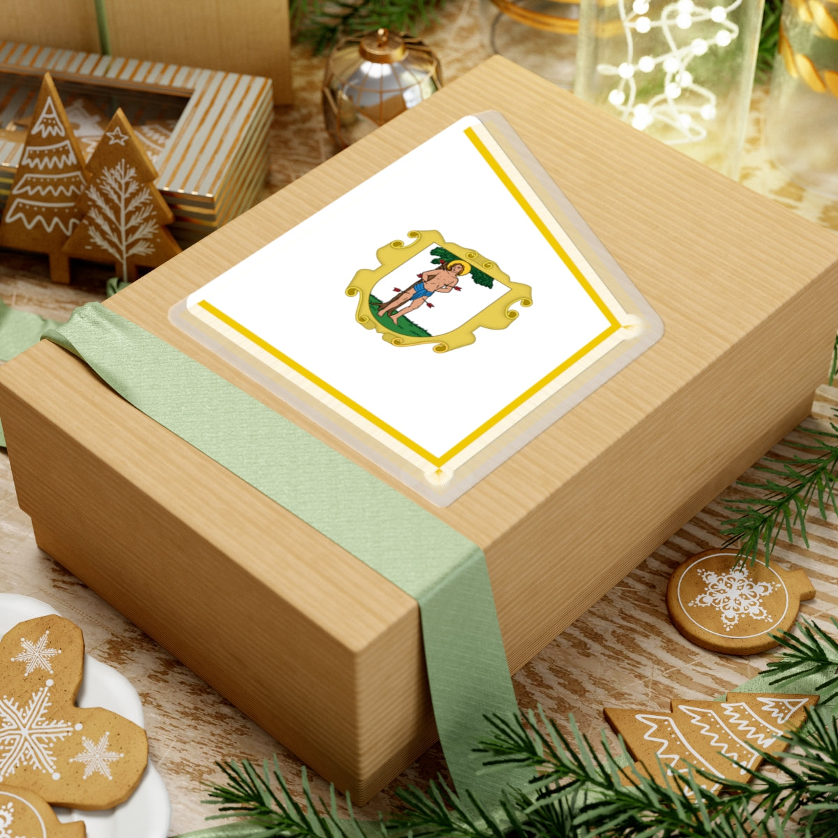 Antiga Bandeira do Rio de Janeiro (Brazil) (Coat of Arms) STICKER Vinyl Kiss-Cut Decal