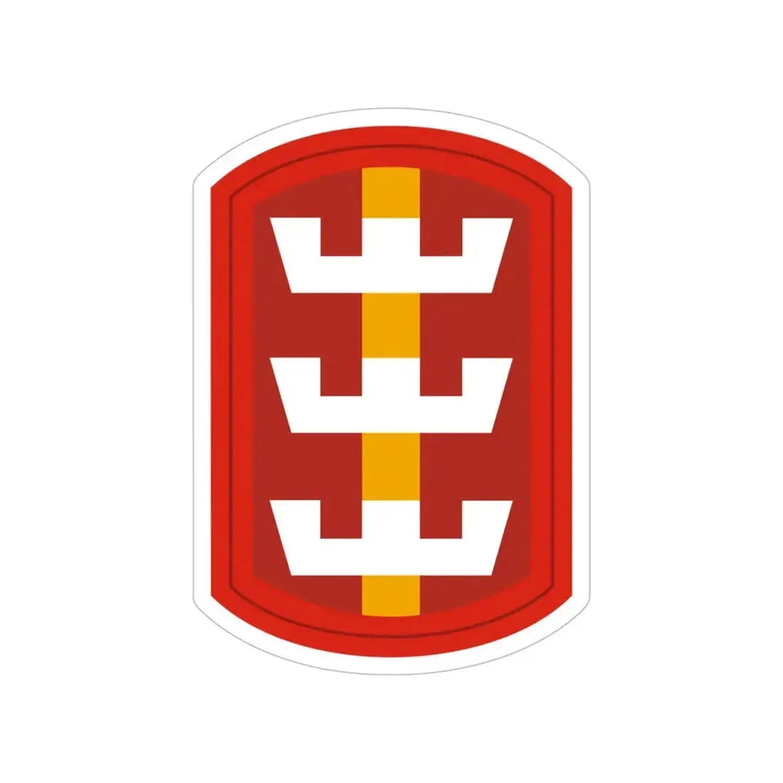 130th Engineer Brigade (U.S. Army) Transparent STICKER Die-Cut Vinyl Decal - The Sticker Space