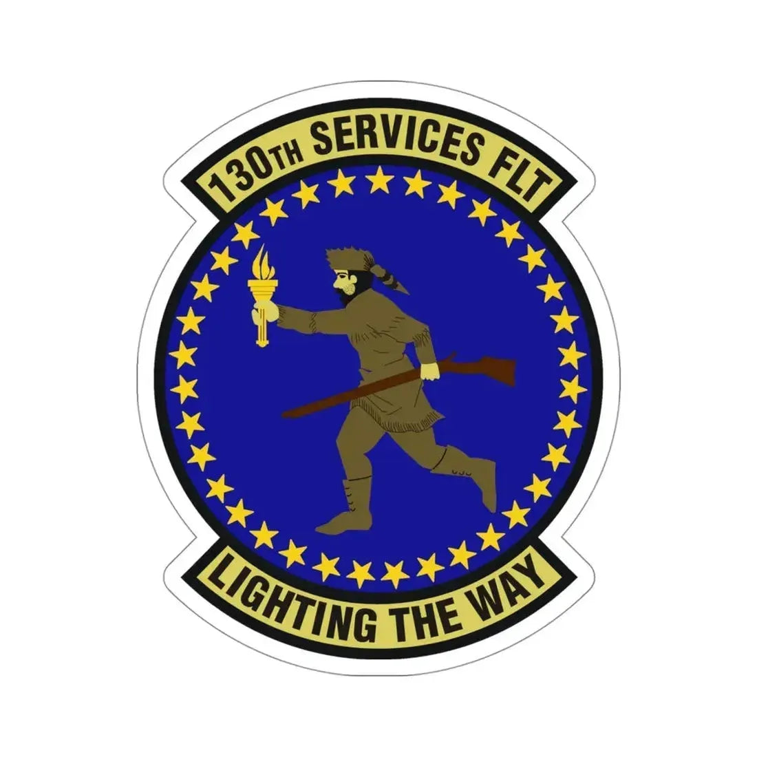 130th Services Flight (U.S. Air Force) STICKER Vinyl Die-Cut Decal - The Sticker Space