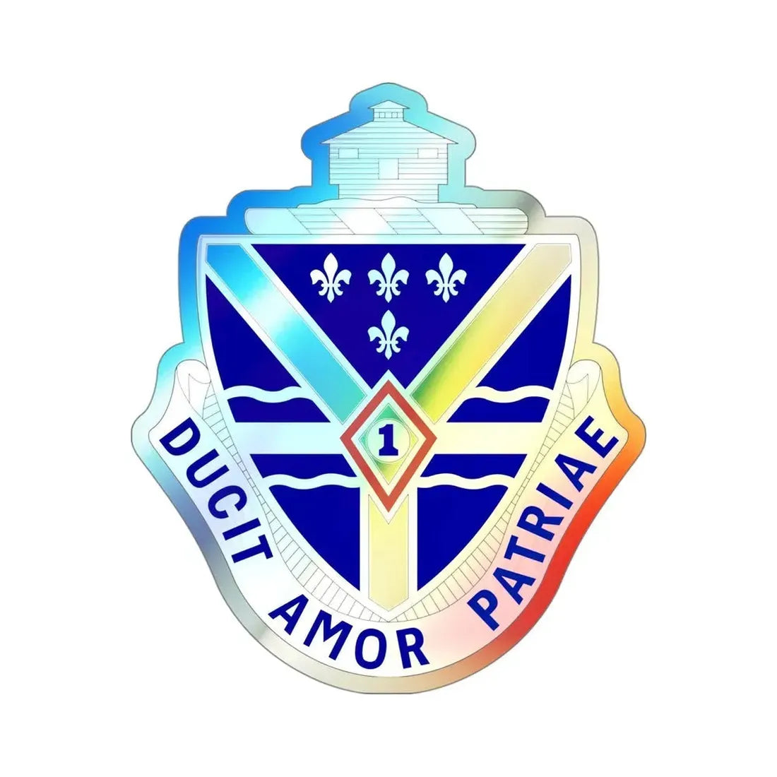 131st Infantry Regiment (U.S. Army) Holographic STICKER Die-Cut Vinyl Decal - The Sticker Space