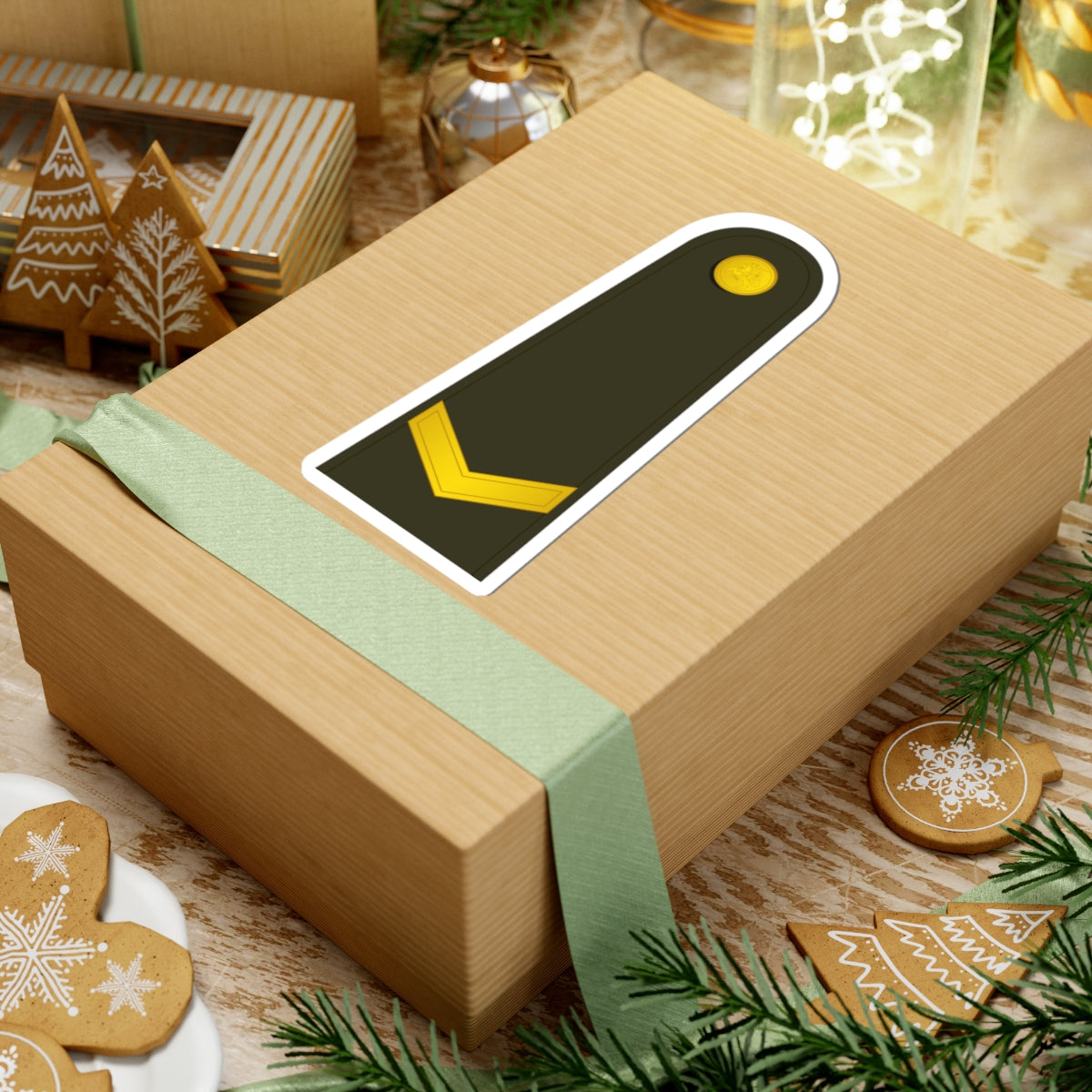 Lithuania Army OR 4 (Lithuania) (Military Rank) STICKER Vinyl Kiss-Cut Decal