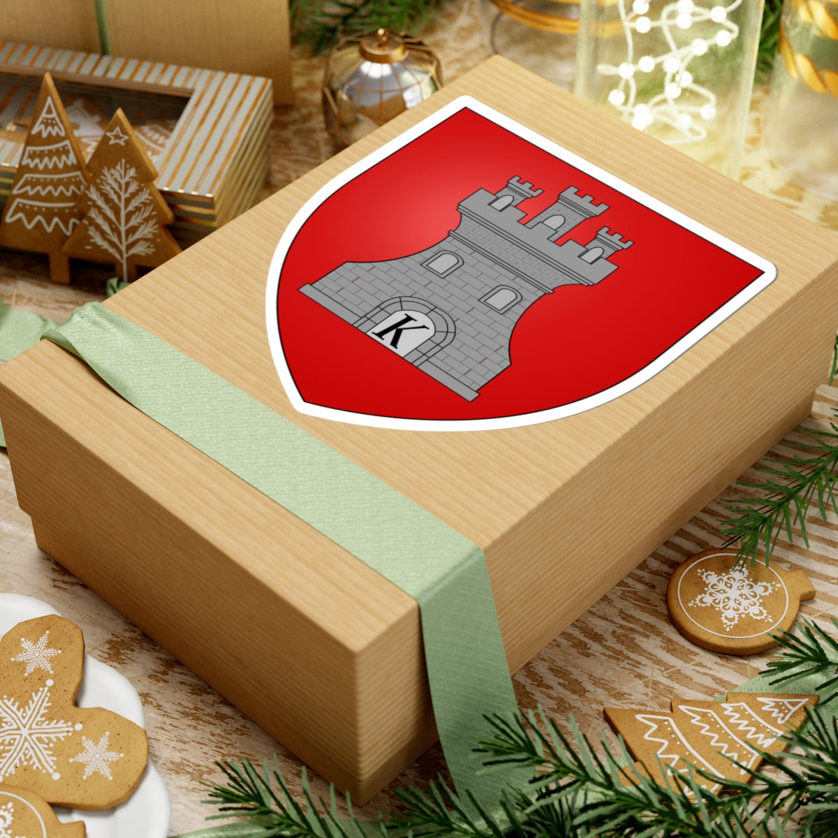 Balson de la ville de Catillon-sur-Sambre 59 Nord-France (France) (Coat of Arms) STICKER Vinyl Kiss-Cut Decal