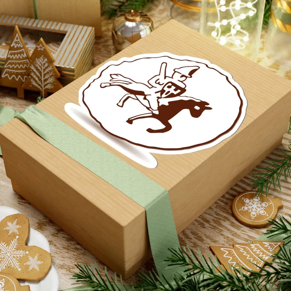 Печать Псковского князя Александра 1331 (Belarus) (Coat of Arms) STICKER Vinyl Kiss-Cut Decal - The Sticker Space