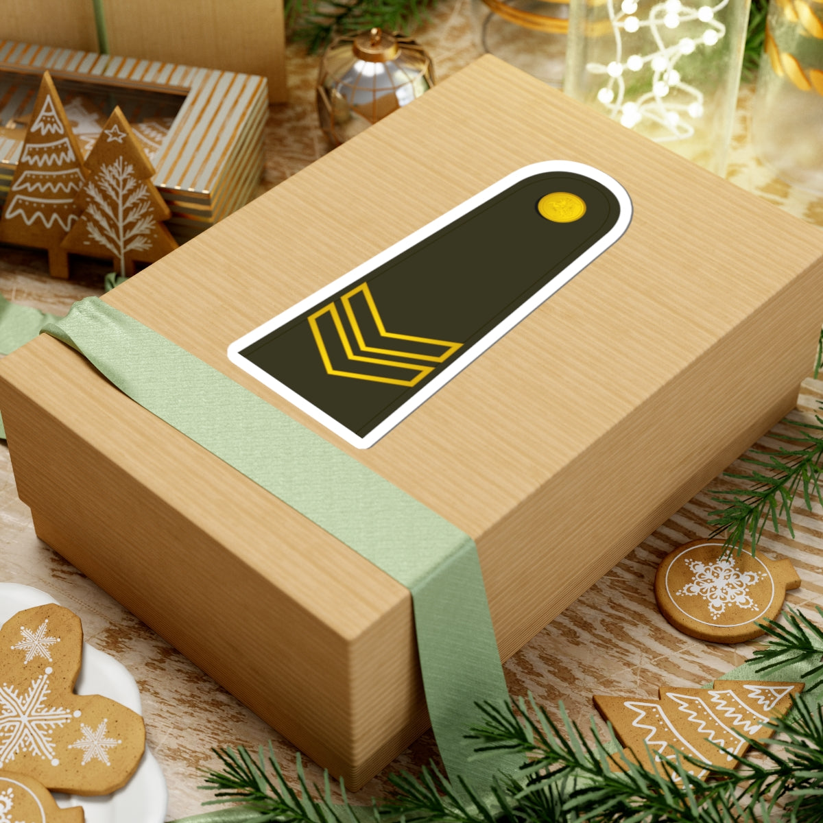 Lithuania Army OR 5 Special (Lithuania) (Military Rank) STICKER Vinyl Kiss-Cut Decal