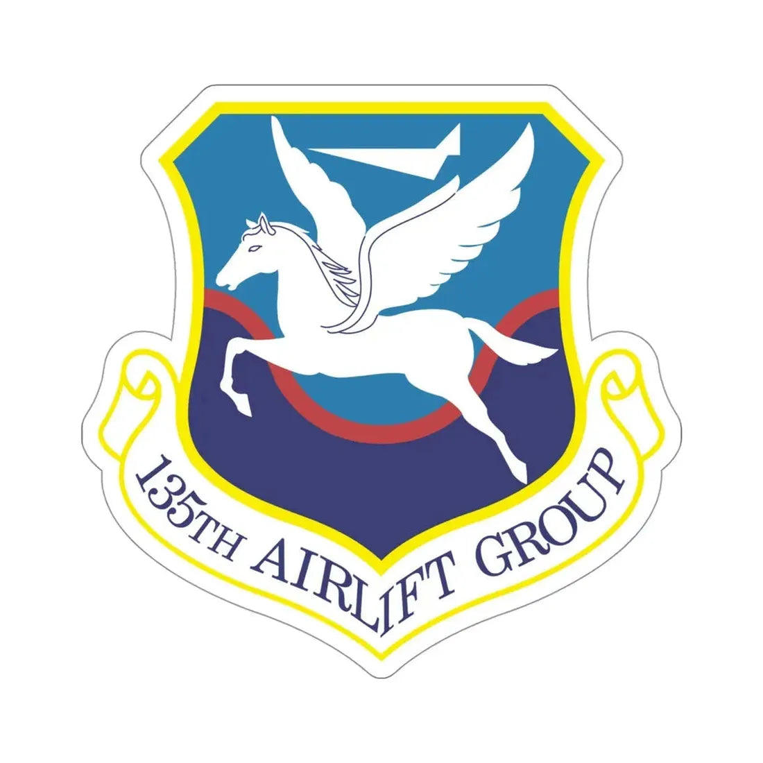 135th Airlift Group (U.S. Air Force) STICKER Vinyl Die-Cut Decal - The Sticker Space