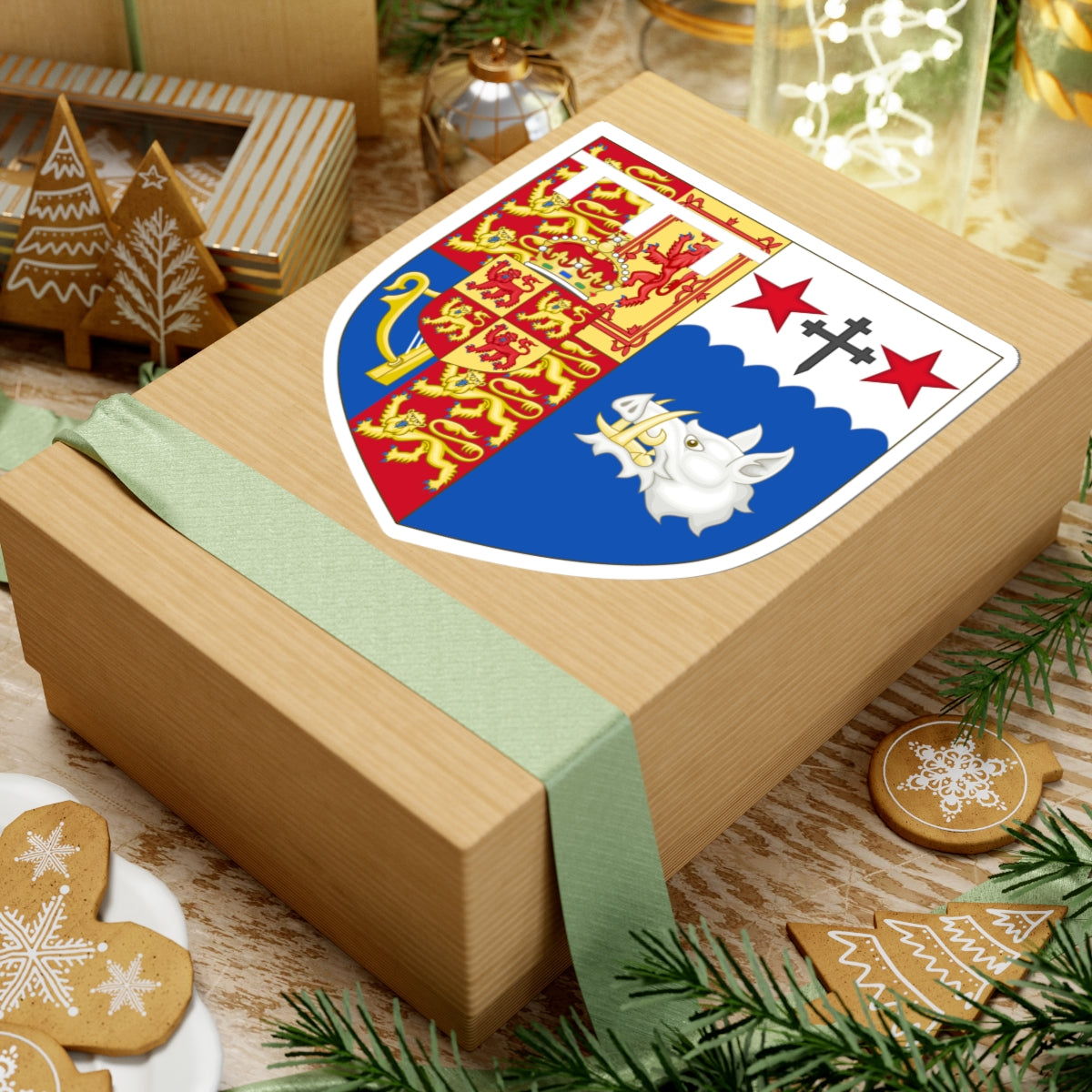 Arms of Camilla Duchess of Cornwall (United Kingdom) (Coat of Arms) STICKER Vinyl Kiss-Cut Decal