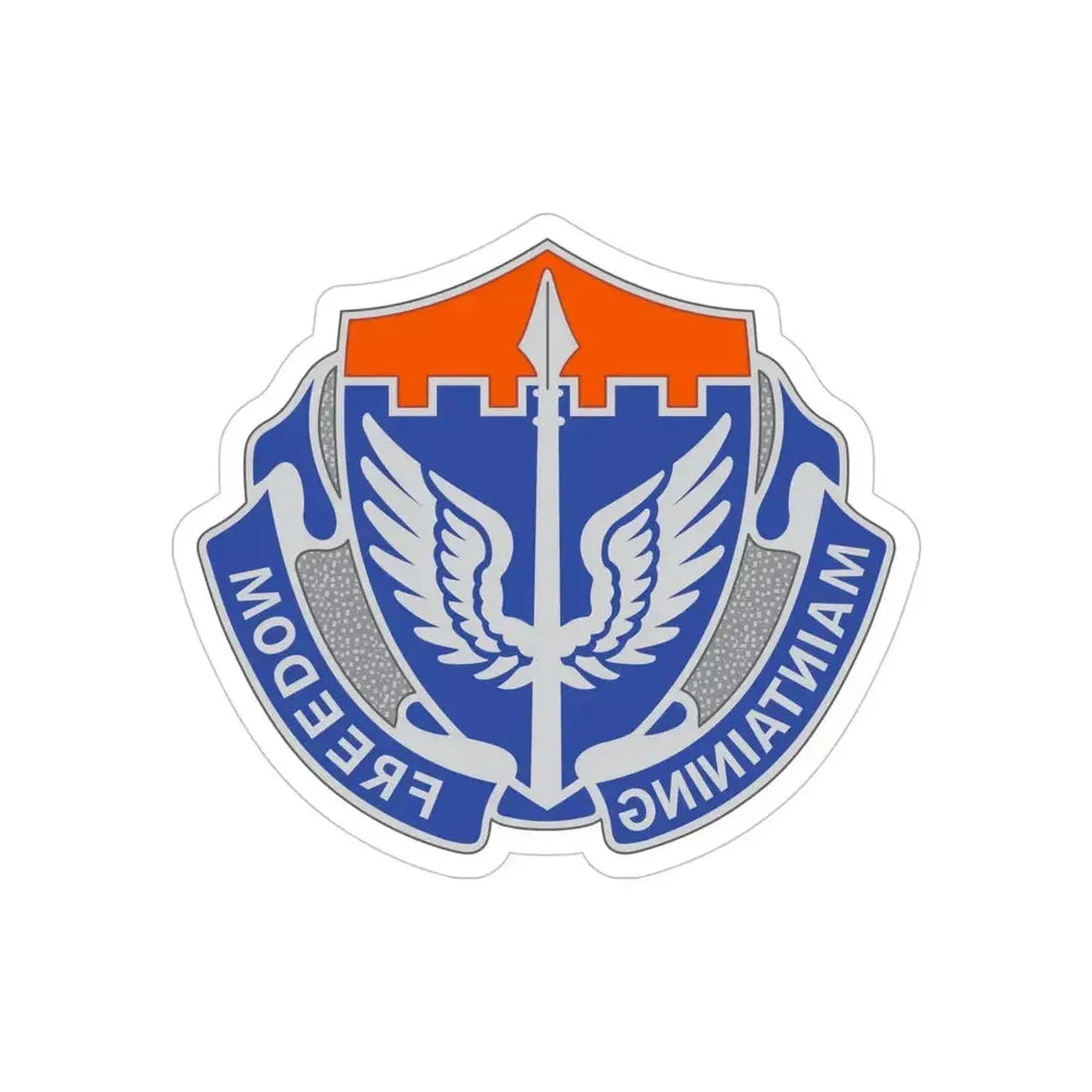 137 Aviation Regiment (U.S. Army) REVERSE PRINT Transparent Die-Cut STICKER - The Sticker Space