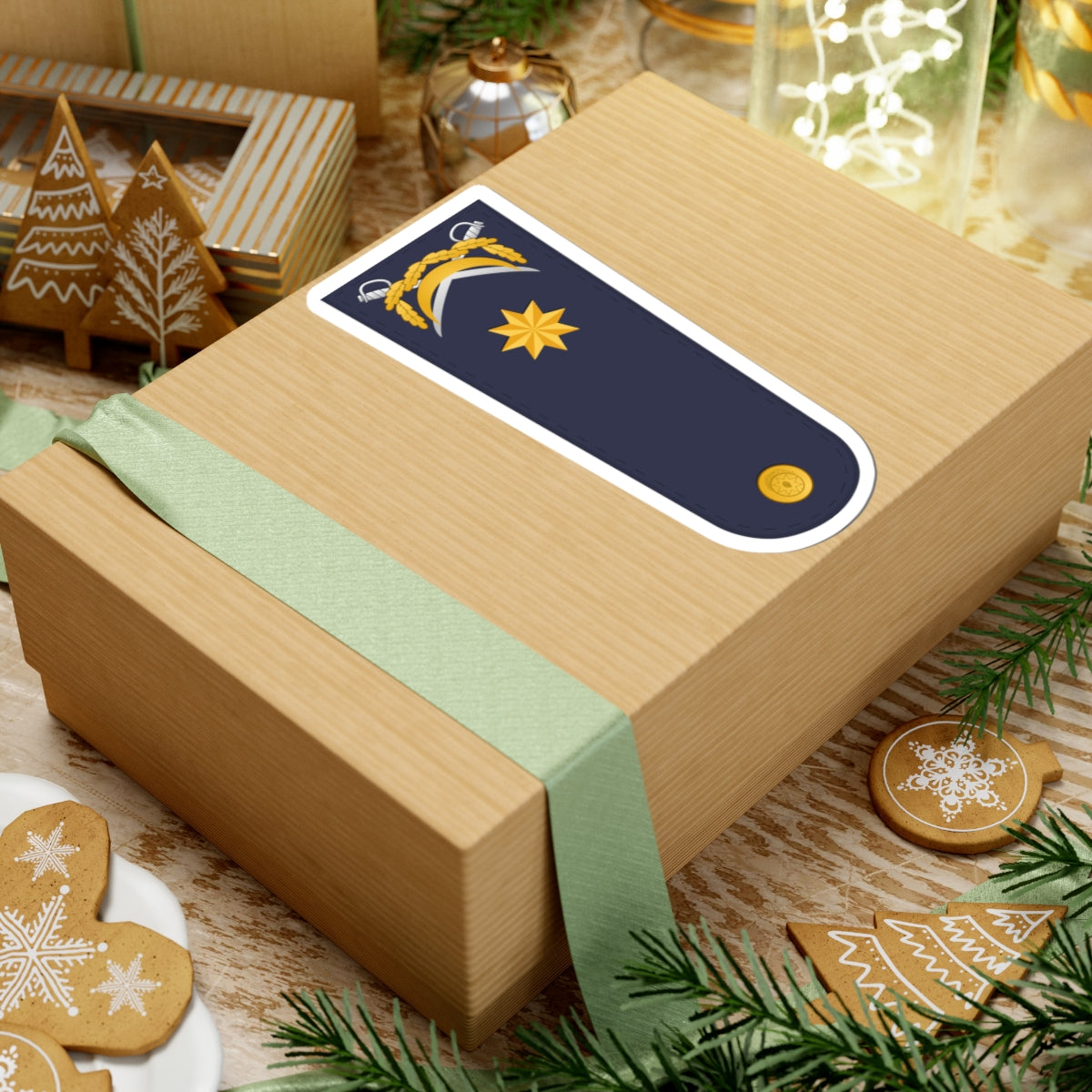 Kontr admiral DSX (Azerbaijan) (Military Rank) STICKER Vinyl Kiss-Cut Decal