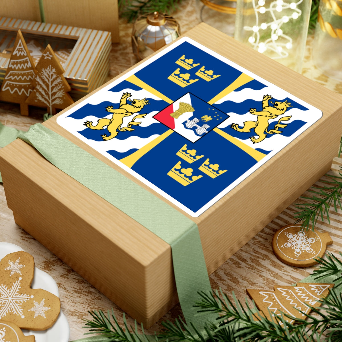 Commandsign King of Sweden (Sweden) STICKER Vinyl Kiss-Cut Decal