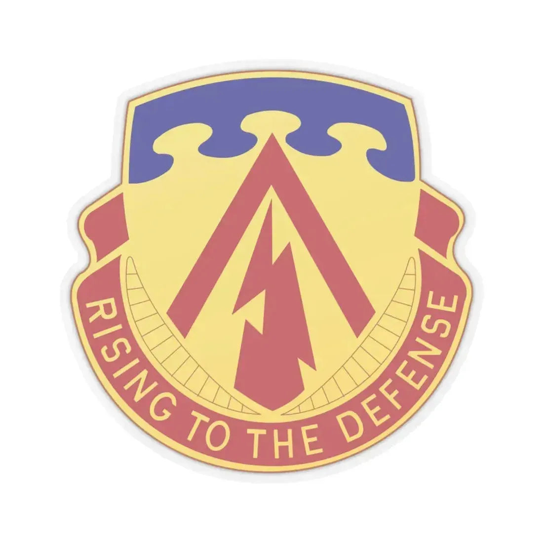138th Air Defense Artillery Regiment (U.S. Army) STICKER Vinyl Kiss-Cut Decal 6 Inch Transparent - The Sticker Space