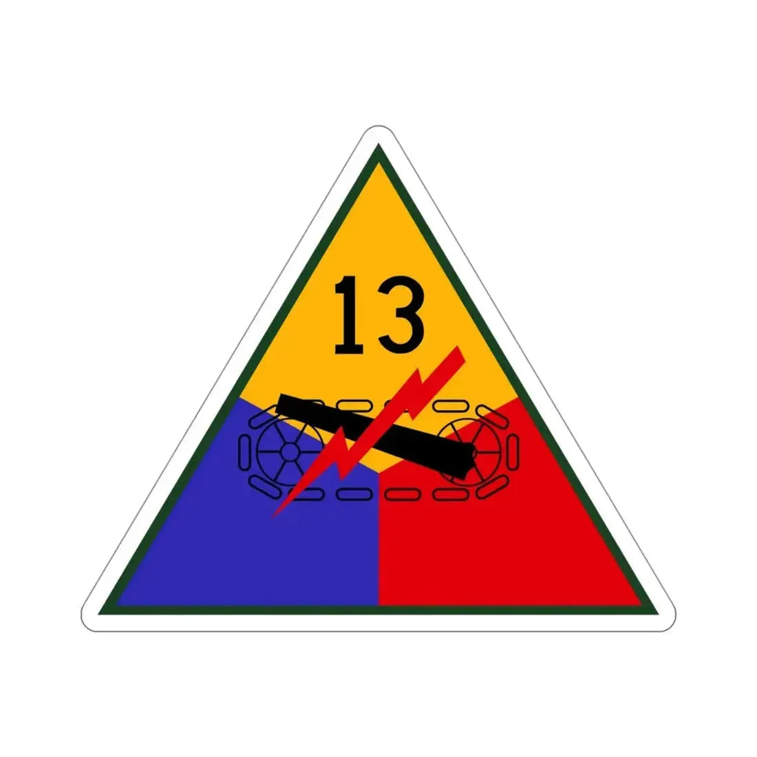 13th Armored Division (U.S. Army) STICKER Vinyl Die-Cut Decal - The Sticker Space