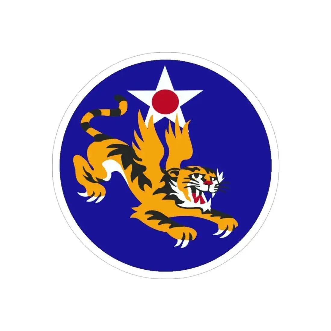 14 Air Force (U.S. Army) REVERSE PRINT Transparent Die-Cut STICKER - The Sticker Space