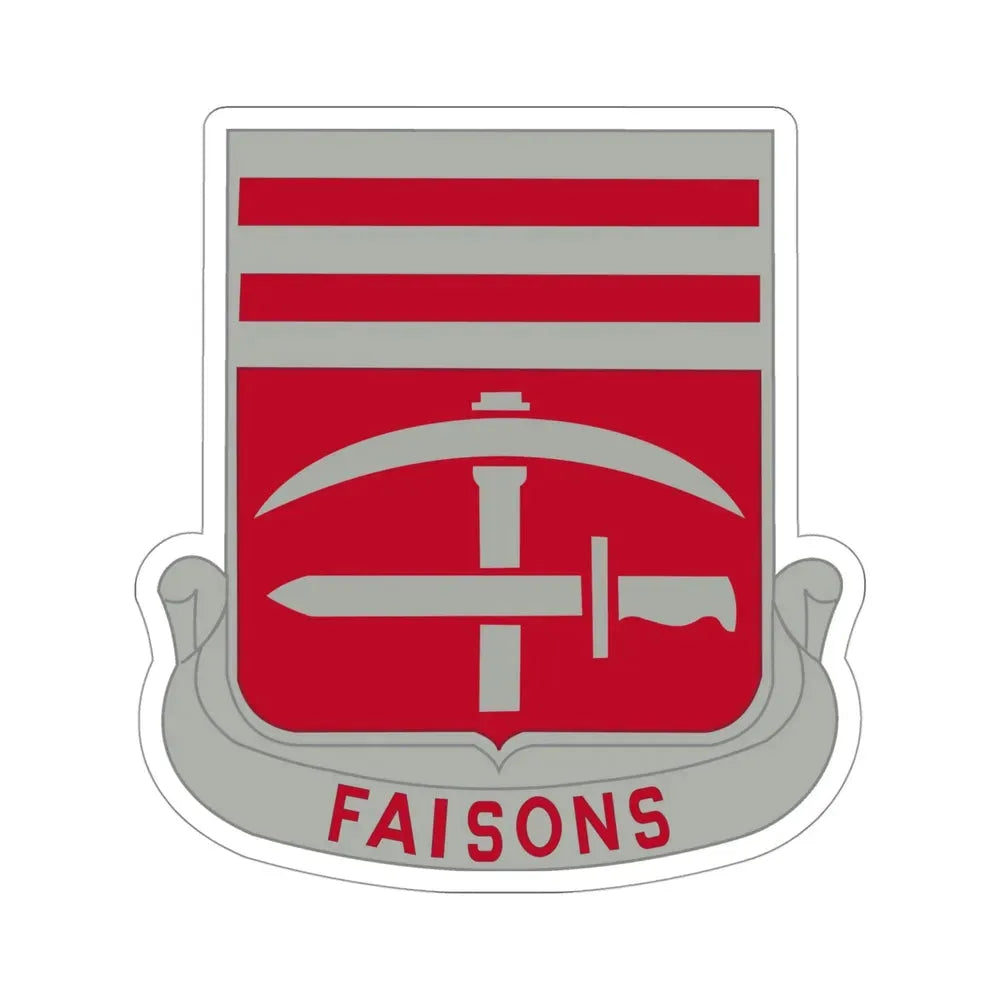140 Engineer Battalion (U.S. Army) STICKER Vinyl Die-Cut Decal - The Sticker Space