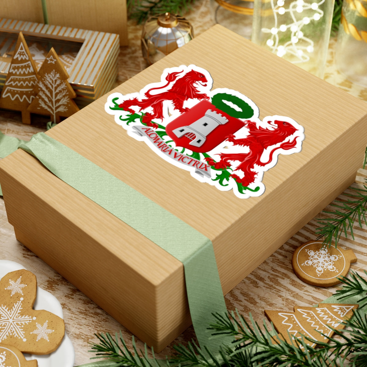 Alkmaar wapen (Netherlands) (Coat of Arms) STICKER Vinyl Kiss-Cut Decal