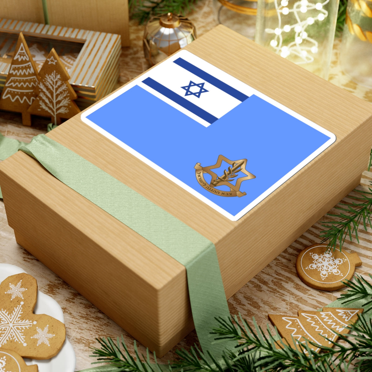 Flag of the Israel Defense Forces 2024 (Israel) STICKER Vinyl Kiss-Cut Decal