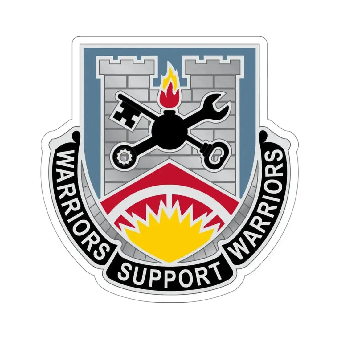 142d Engineer Battalion North Dakota National Guard (U.S. Army) STICKER Vinyl Die-Cut Decal - The Sticker Space