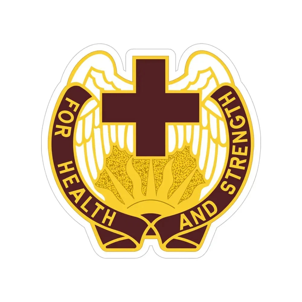 143 Evacuation Hospital (U.S. Army) Transparent STICKER Die-Cut Vinyl Decal 6 Inch - The Sticker Space