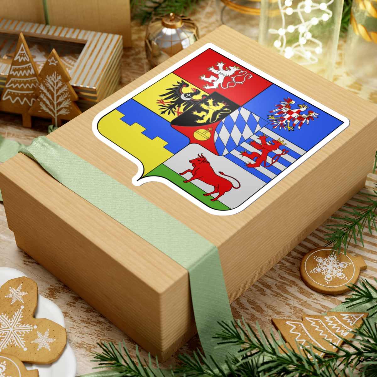 Armoiries Frédéric V de Wittelsbach roi de Bohême (Czech Republic) (Coat of Arms) STICKER Vinyl Kiss-Cut Decal