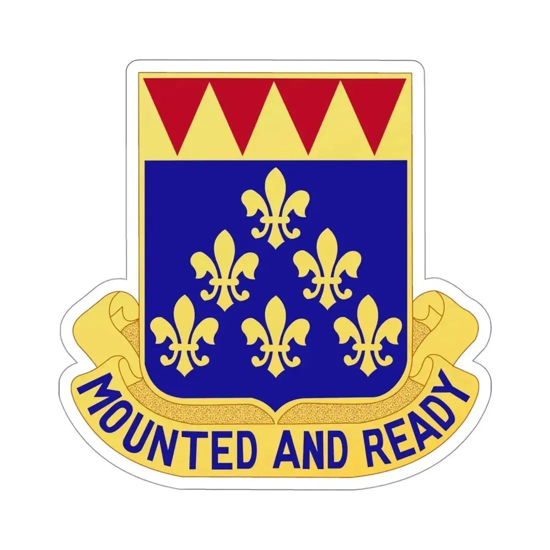 146 Cavalry Regiment (U.S. Army) STICKER Vinyl Die-Cut Decal - The Sticker Space