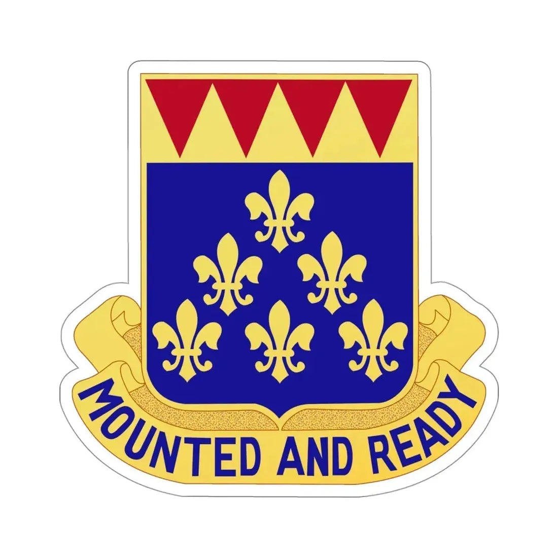 146 Cavalry Regiment (U.S. Army) STICKER Vinyl Die-Cut Decal - The Sticker Space