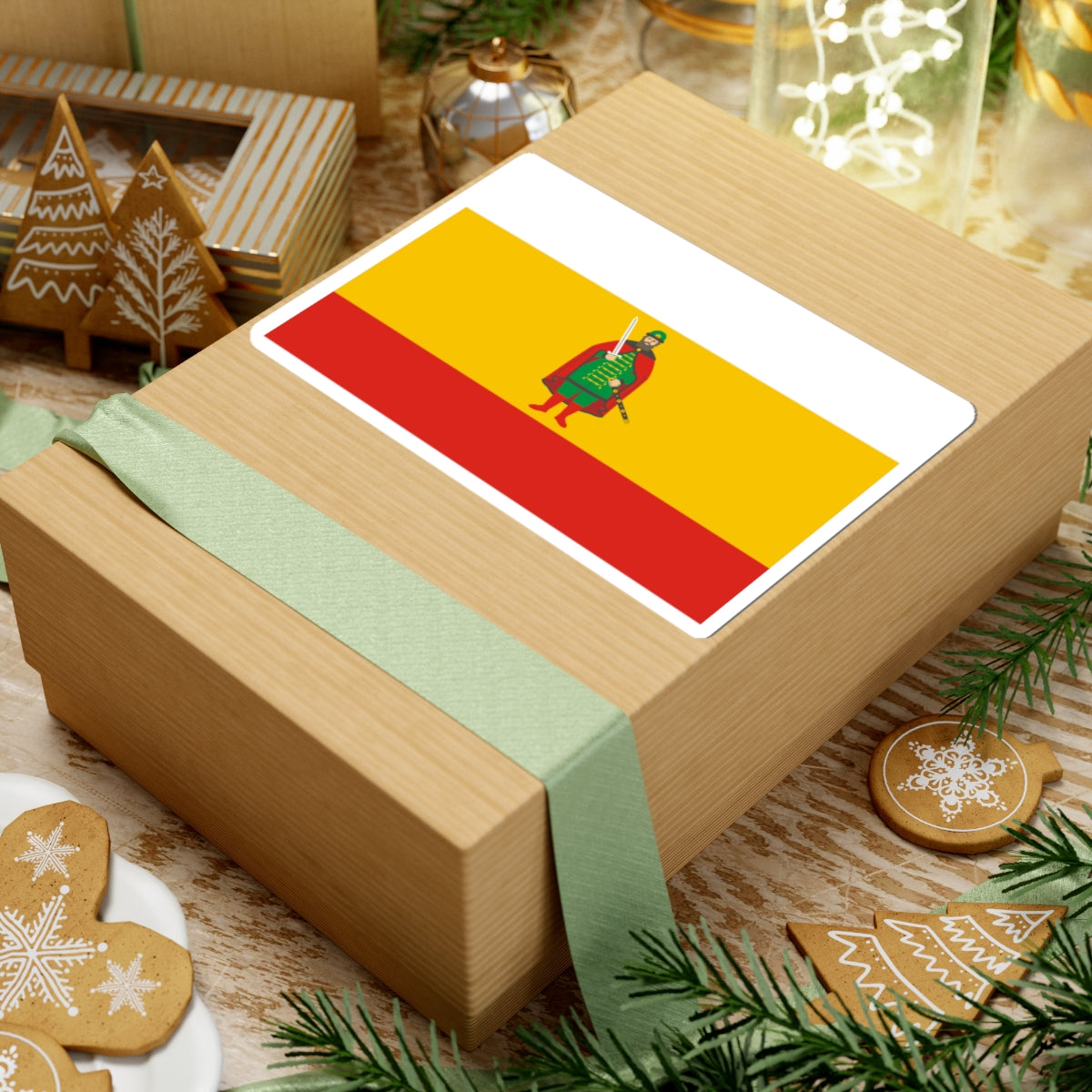 Flag of Ryazan Oblast (Russia) STICKER Vinyl Kiss-Cut Decal