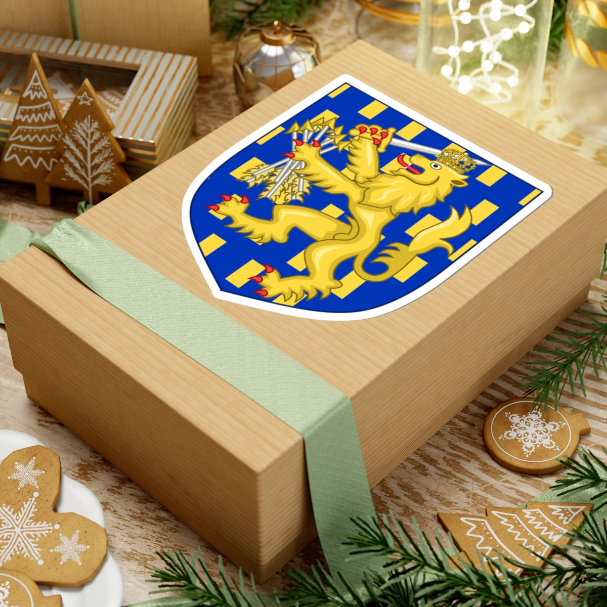 Arms of the Netherlands 1815-1907 (Netherlands) (Coat of Arms) STICKER Vinyl Kiss-Cut Decal