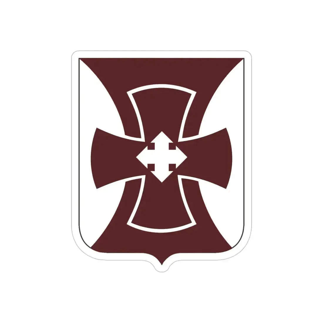 147 Medical Battalion 2 (U.S. Army) REVERSE PRINT Transparent Die-Cut STICKER - The Sticker Space