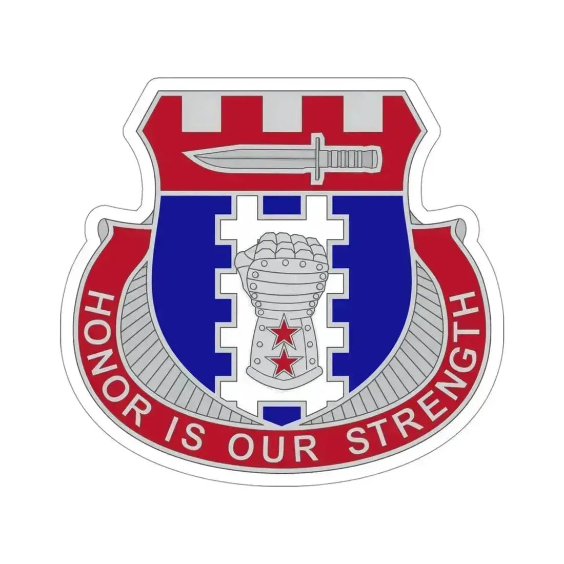 150 Engineer Battalion (U.S. Army) STICKER Vinyl Die-Cut Decal - The Sticker Space