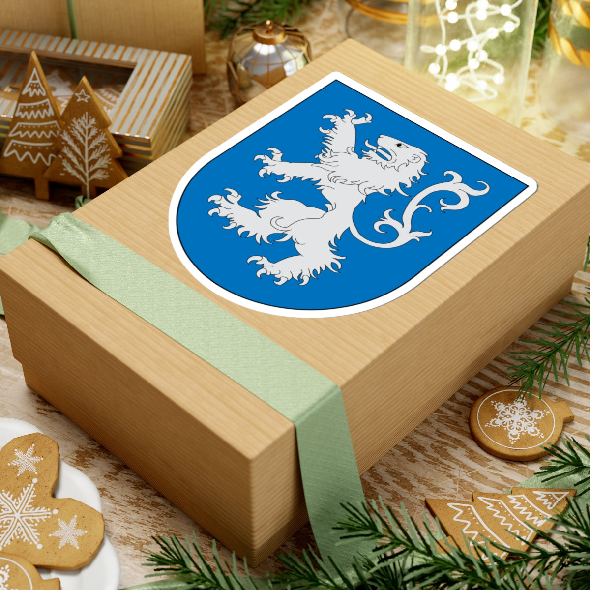 Antic escut municipal de Benés (Spain) (Coat of Arms) STICKER Vinyl Kiss-Cut Decal