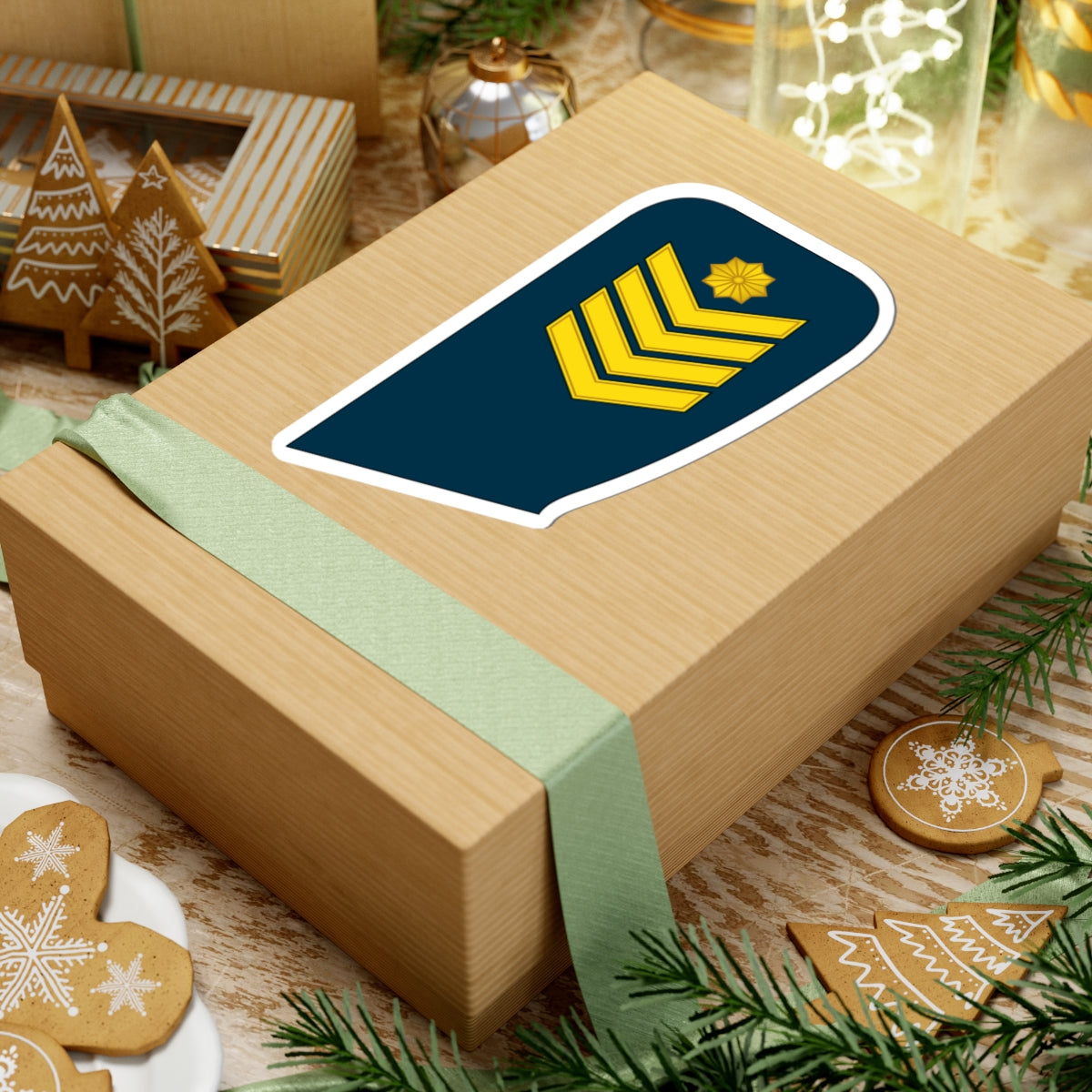 12 Lithuania Air Force SGM (Lithuania) (Military Rank) STICKER Vinyl Kiss-Cut Decal