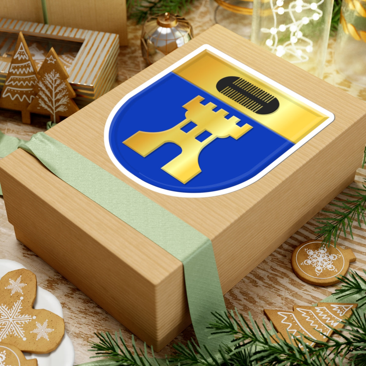 Ballum wapen (Netherlands) (Coat of Arms) STICKER Vinyl Kiss-Cut Decal