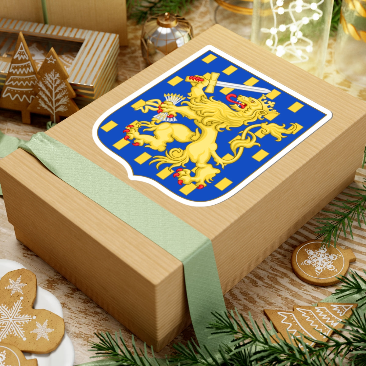 Arms of the Kingdom of the Netherlands (Netherlands) (Coat of Arms) STICKER Vinyl Kiss-Cut Decal