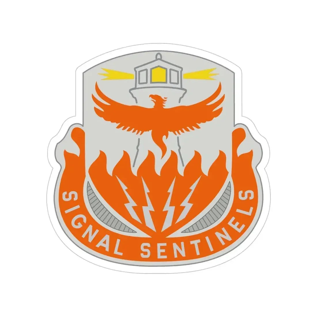 156 Signal Battalion (U.S. Army) Transparent STICKER Die-Cut Vinyl Decal - The Sticker Space