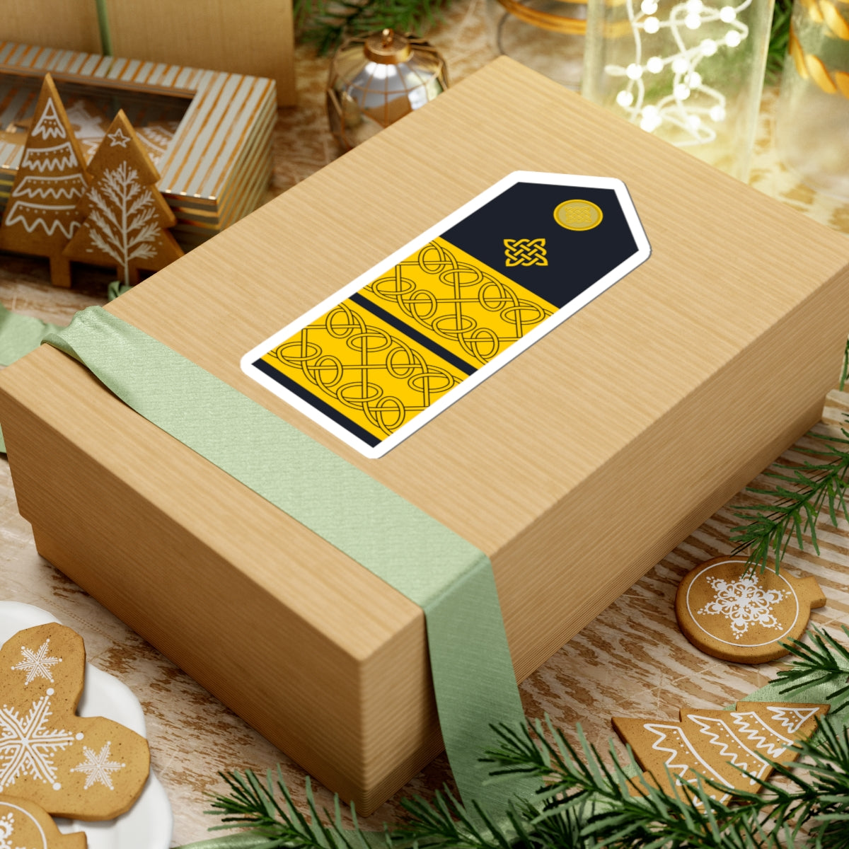 Naramenica ljetne odore admirala flote HRM (Croatia) (Military Rank) STICKER Vinyl Kiss-Cut Decal