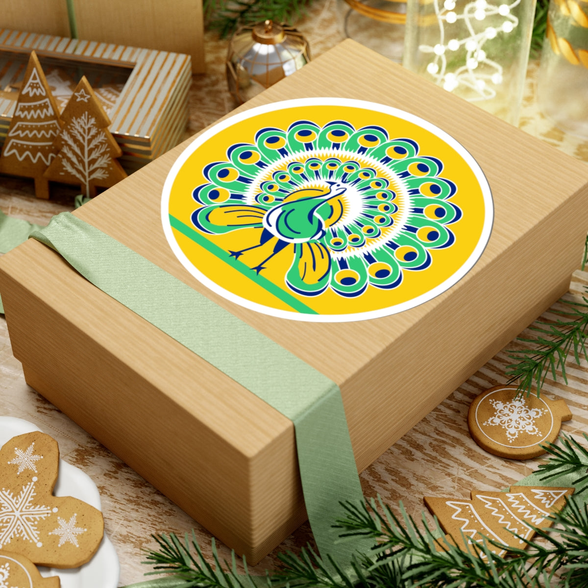 Badge of Burma 1939-1948 (India) (Coat of Arms) STICKER Vinyl Kiss-Cut Decal