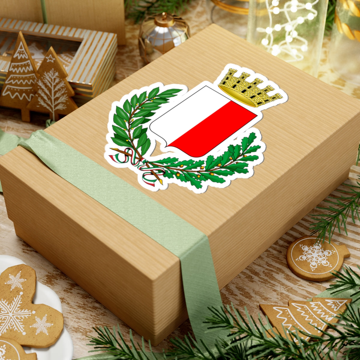 Bari-Stemma (Italy) (Coat of Arms) STICKER Vinyl Kiss-Cut Decal