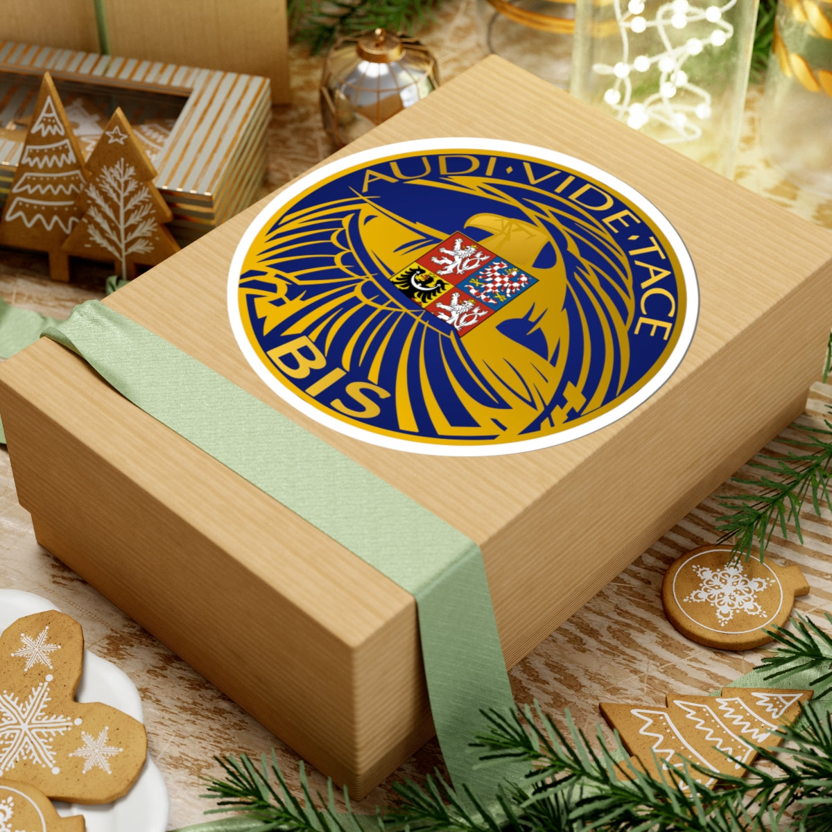 BIS Logo (Czech Republic) (Coat of Arms) STICKER Vinyl Kiss-Cut Decal