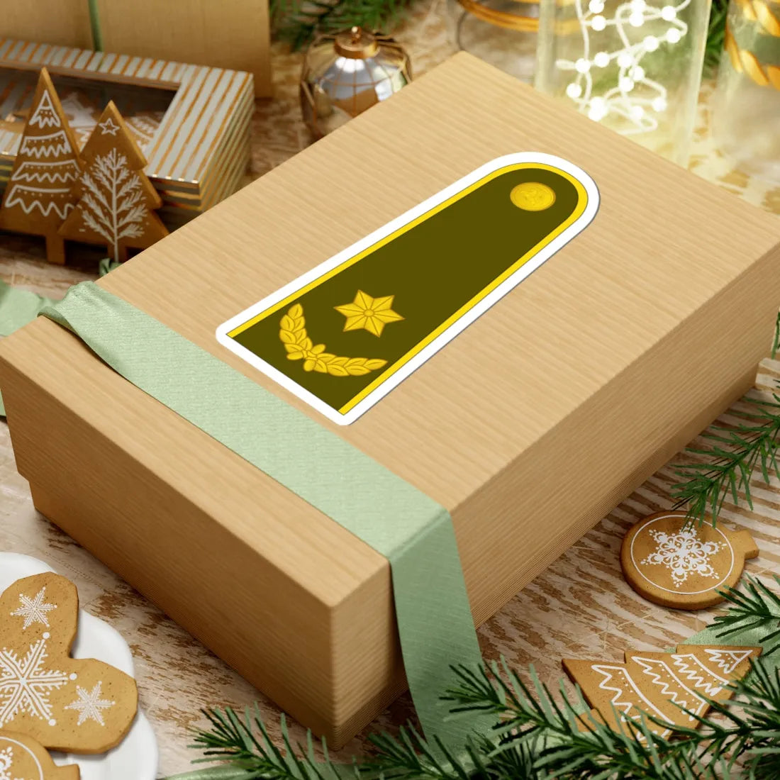 16 Lithuania Army MAJ (Lithuania) (Military Rank) STICKER Vinyl Kiss-Cut Decal - The Sticker Space