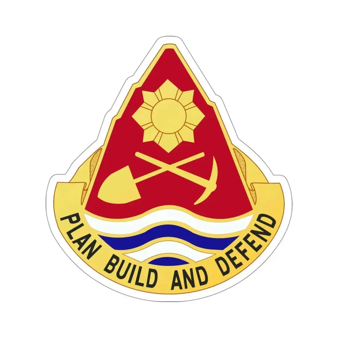 160 Engineer Group (U.S. Army) STICKER Vinyl Die-Cut Decal - The Sticker Space