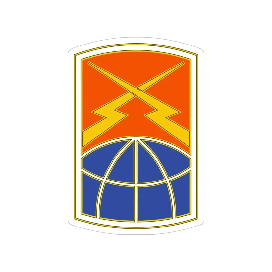 160 Signal Brigade 3 (U.S. Army) Transparent STICKER Die-Cut Vinyl Decal - The Sticker Space