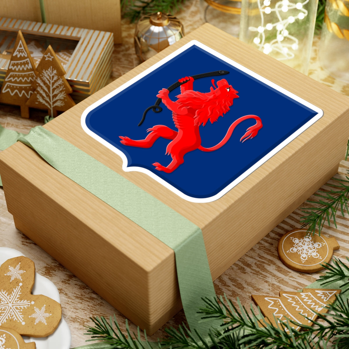 Aalsmeer wapen (Netherlands) (Coat of Arms) STICKER Vinyl Kiss-Cut Decal