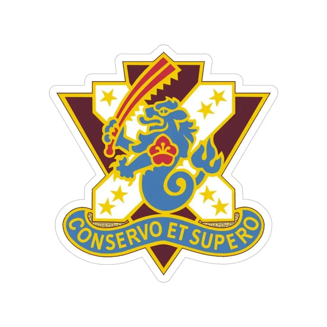 161 Medical Battalion (U.S. Army) Transparent STICKER Die-Cut Vinyl Decal - The Sticker Space