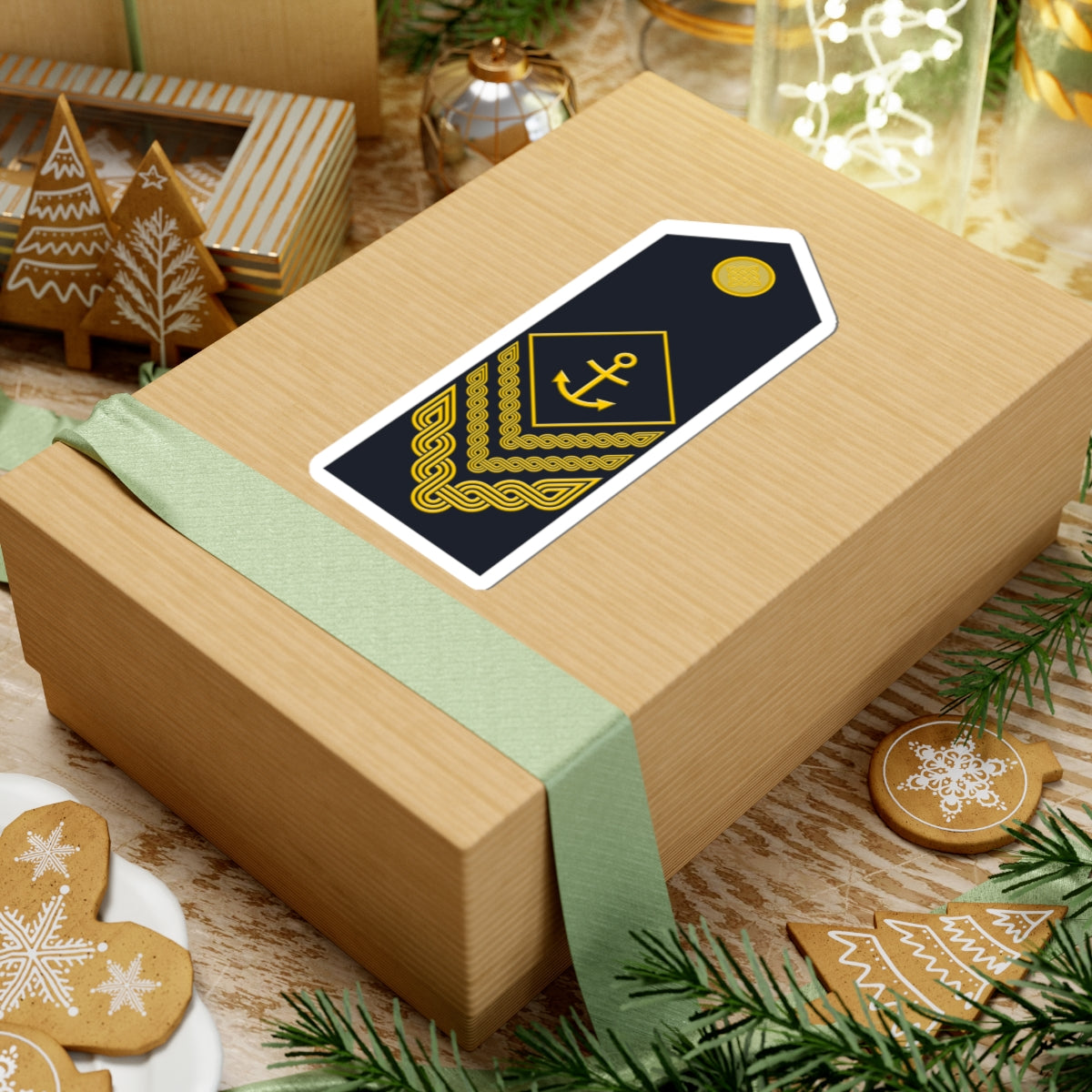 Naramenica ljetne odore stožernog narednika HRM (Croatia) (Military Rank) STICKER Vinyl Kiss-Cut Decal