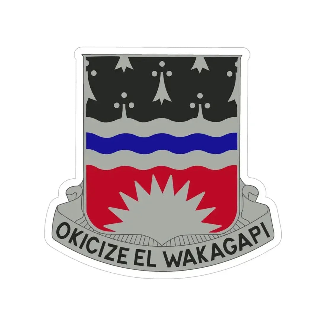 164 Engineer Battalion (U.S. Army) Transparent STICKER Die-Cut Vinyl Decal - The Sticker Space