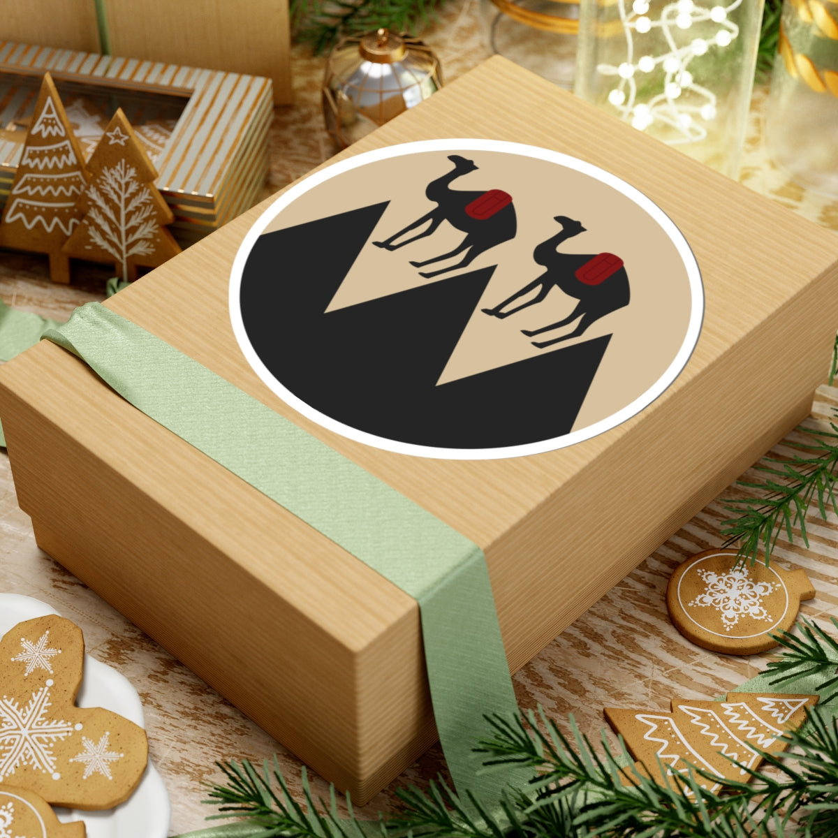 Badge of British Baluchistan (India) (Coat of Arms) STICKER Vinyl Kiss-Cut Decal