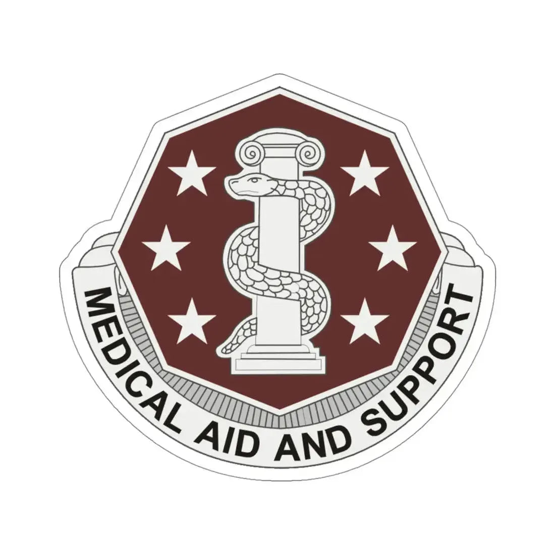 168 Medical Battalion (U.S. Army) STICKER Vinyl Die-Cut Decal - The Sticker Space
