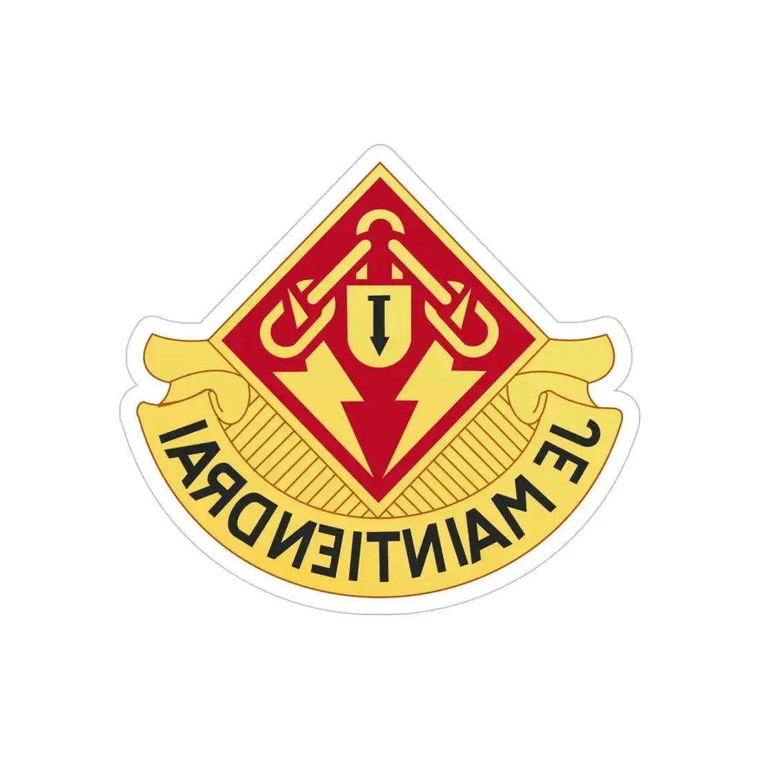 169 Maintenance Battalion (U.S. Army) REVERSE PRINT Transparent Die-Cut STICKER - The Sticker Space