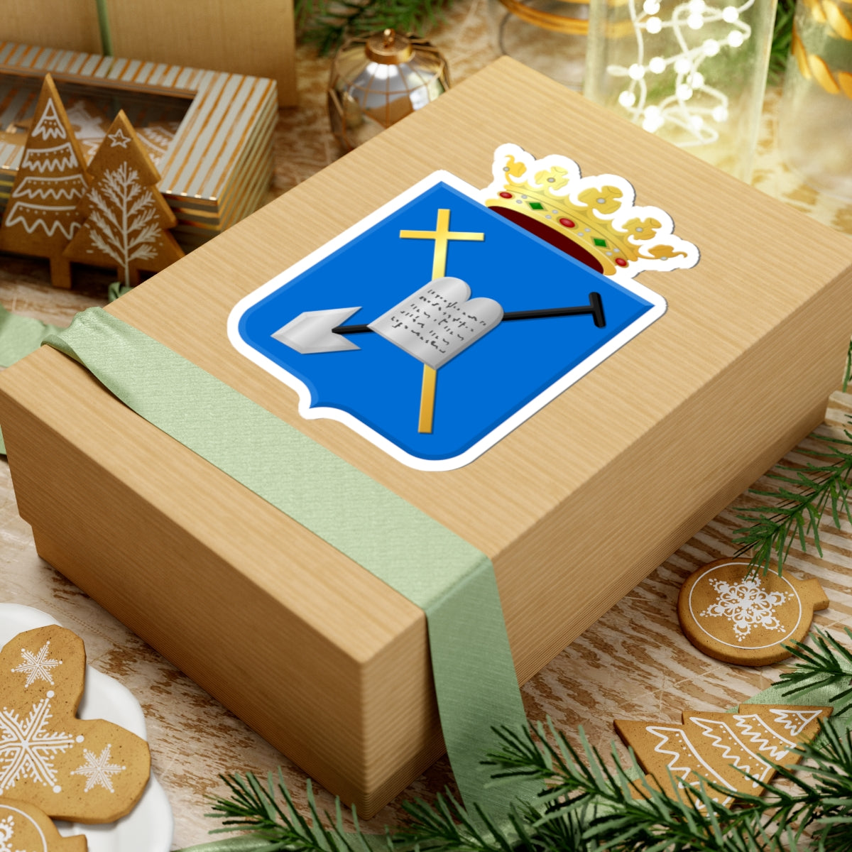 Bedum wapen (Netherlands) (Coat of Arms) STICKER Vinyl Kiss-Cut Decal