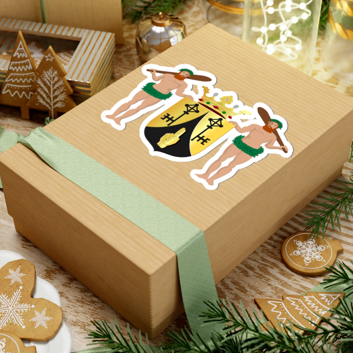 Anloo wapen 1932 (Netherlands) (Coat of Arms) STICKER Vinyl Kiss-Cut Decal