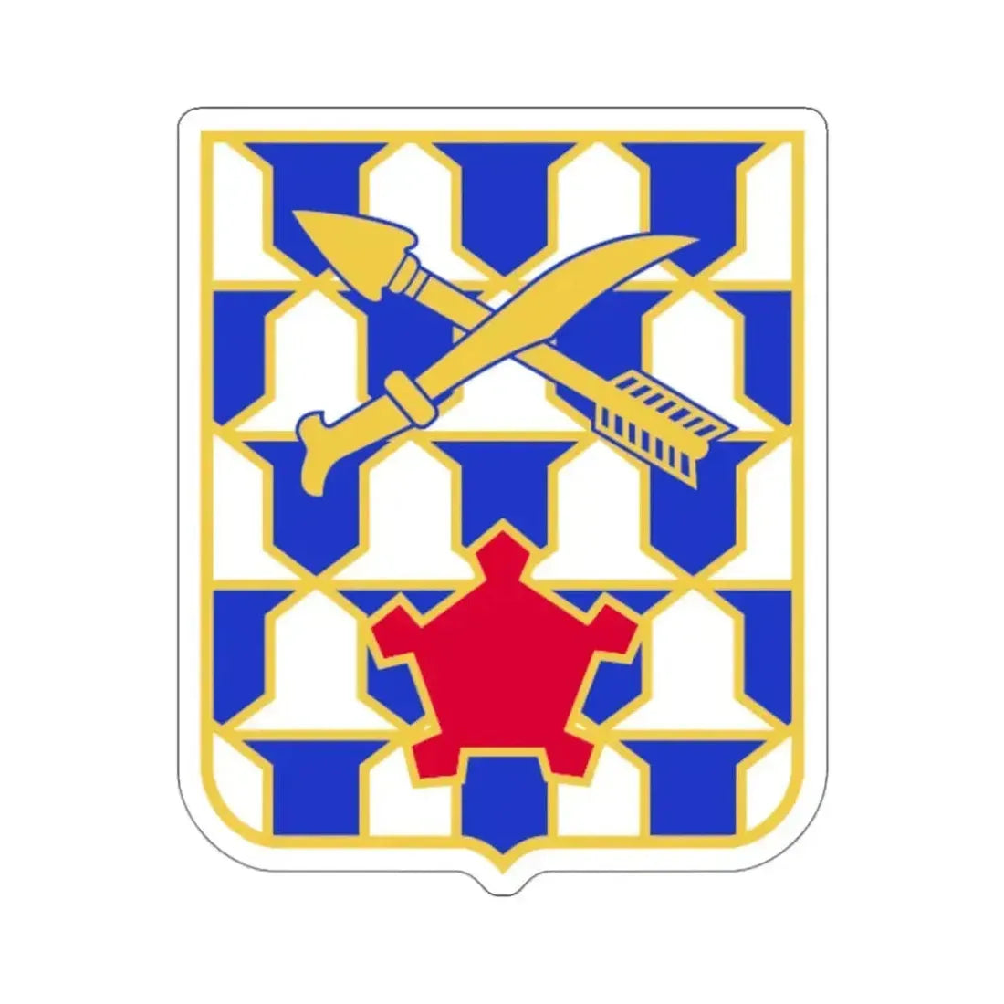 16th Infantry Regiment (U.S. Army) STICKER Vinyl Kiss-Cut Decal 4 Inch White - The Sticker Space